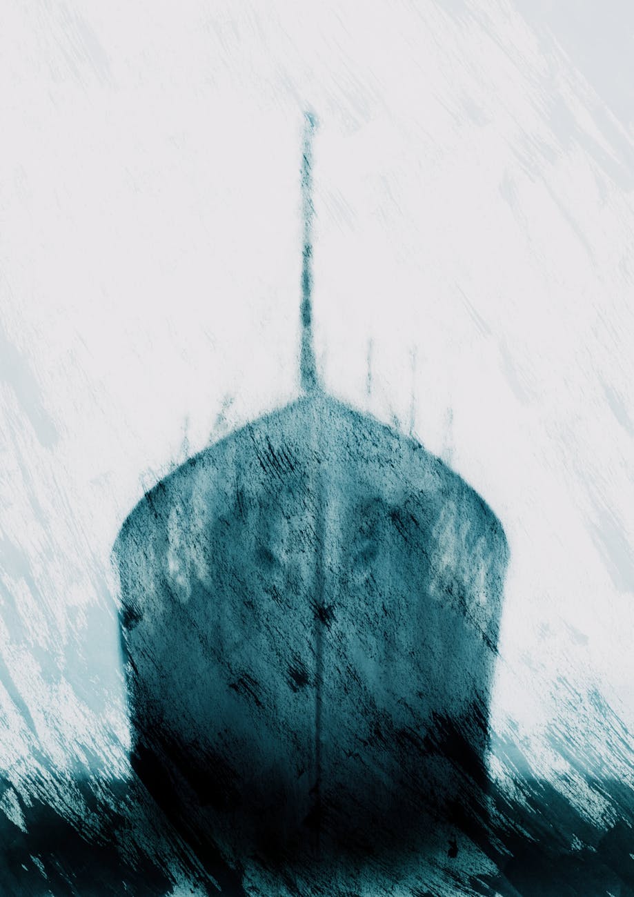 painting of boat