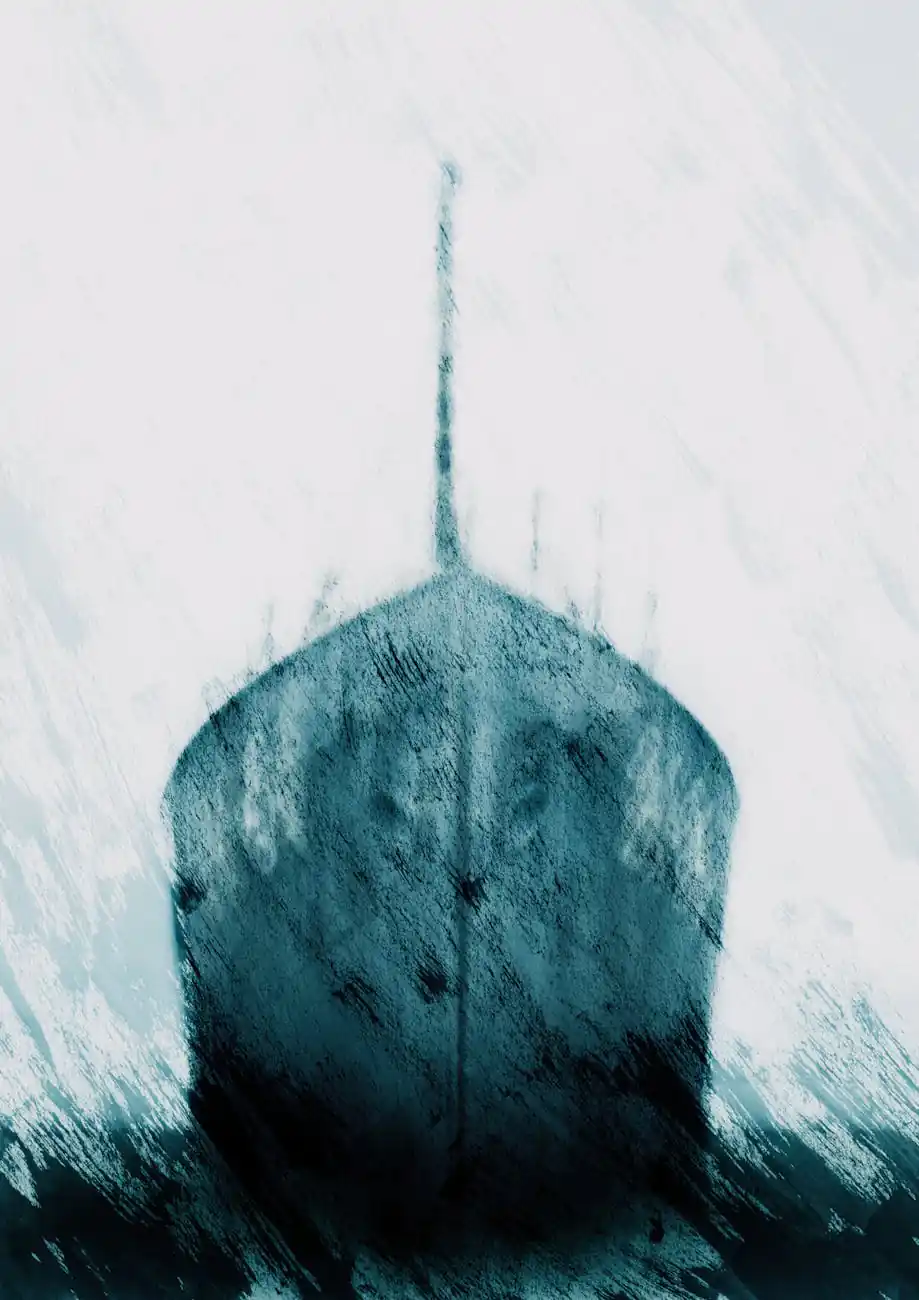 painting of boat
