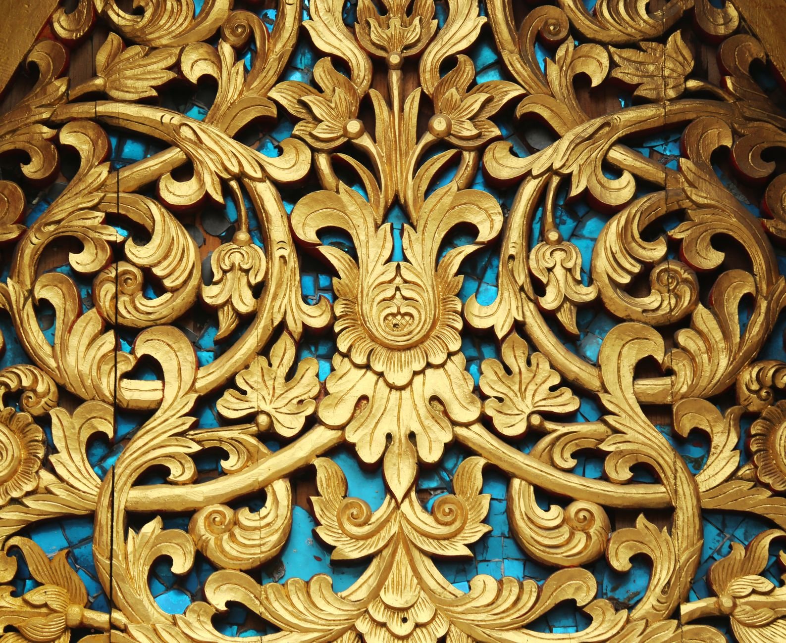 wooden carved decoration