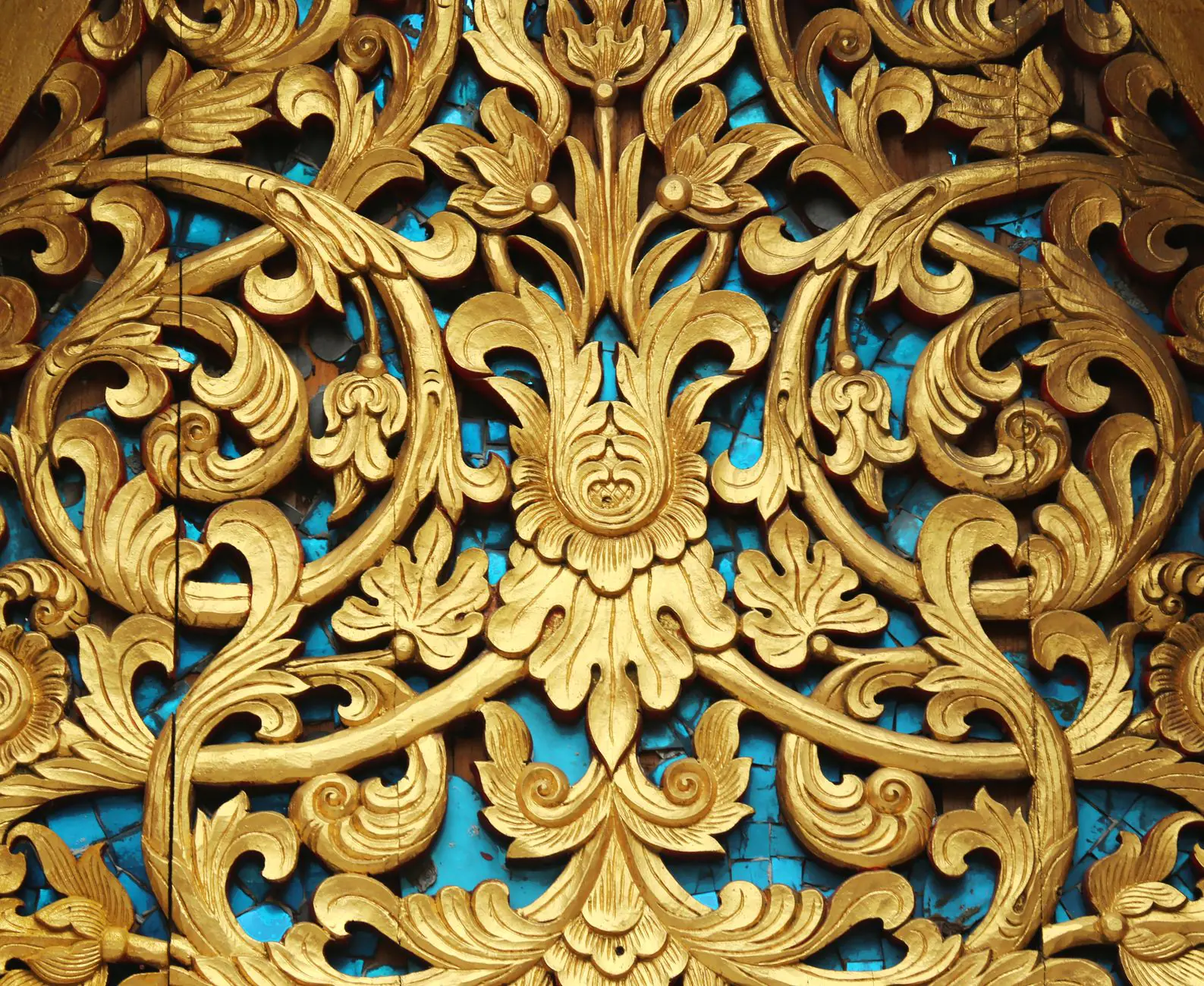 wooden carved decoration