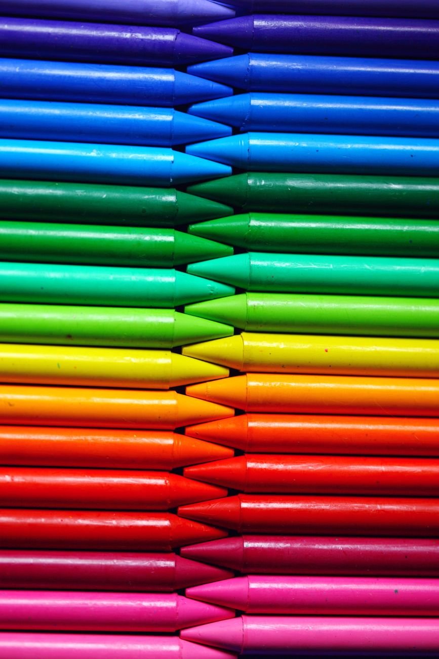 set of crayons